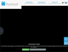 Tablet Screenshot of plastocell.de